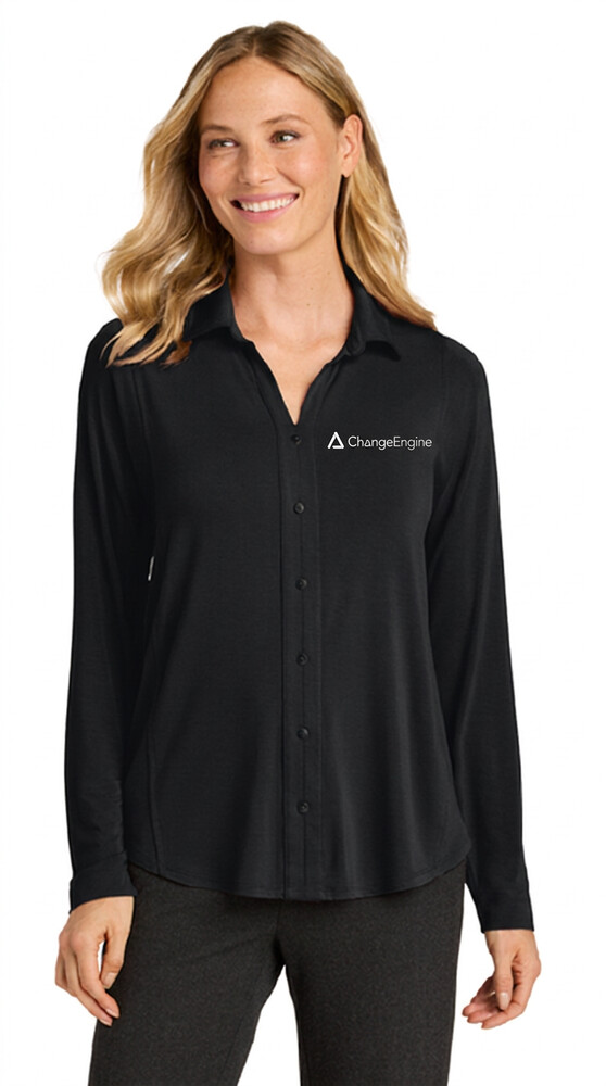Port Authority® Women’s Luxe Knit Button Tunic